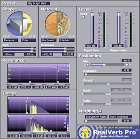 Realverb GUI