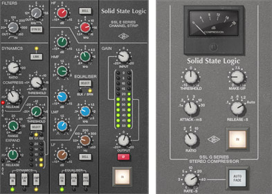 SSL 4000 Series Console Plug-Ins Bundle GUI