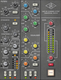 UAD4K Channel Strip GUI