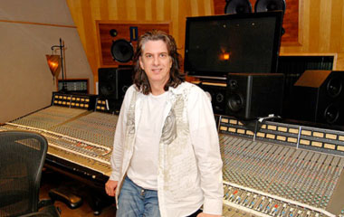 Mike Shipley in the studio
