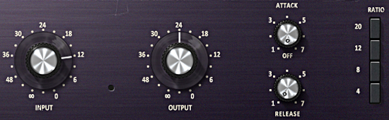 This effect can be particularly useful on direct-recorded guitar tracks, or anything that might benefit from the unique character and distortion of the 1176’s input and output amplifiers.