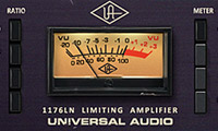 Ratio buttons set the compression, Meter buttons <br /> set the meter display