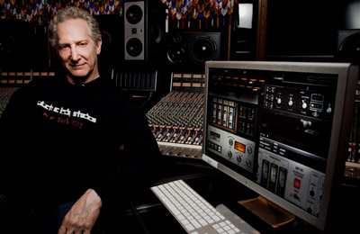 Brauer and the UAD Studer A800 Multichannel Tape Recorder, EMT Plate 140 Reverb, and EP34 Tape Echo plug-ins.