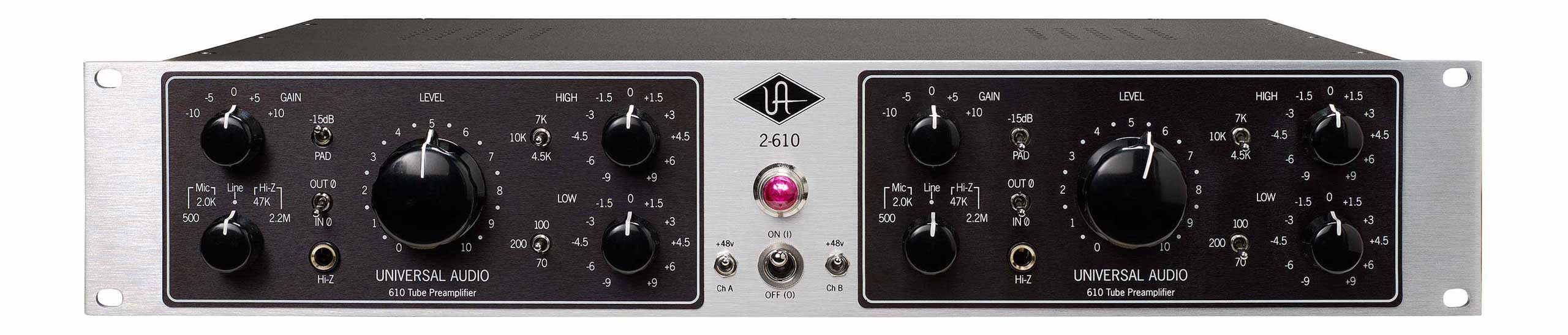 2610 Dual Channel Tube Preamplifier Universal Audio
