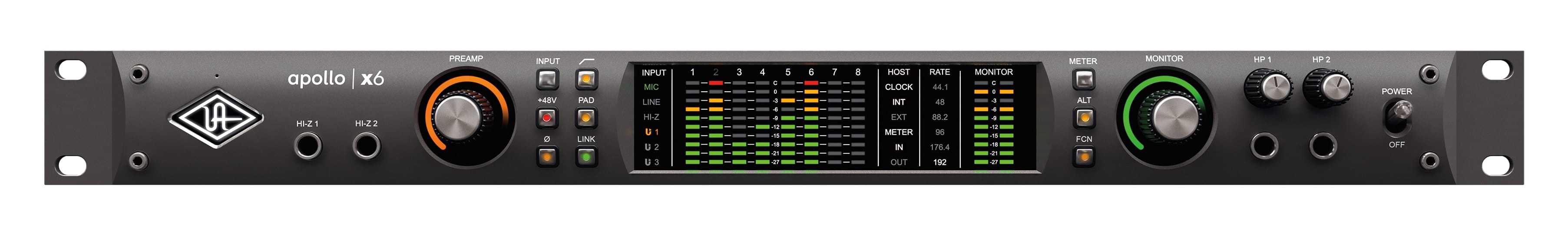 Apollo x6 Thunderbolt Audio Interface Universal Audio
