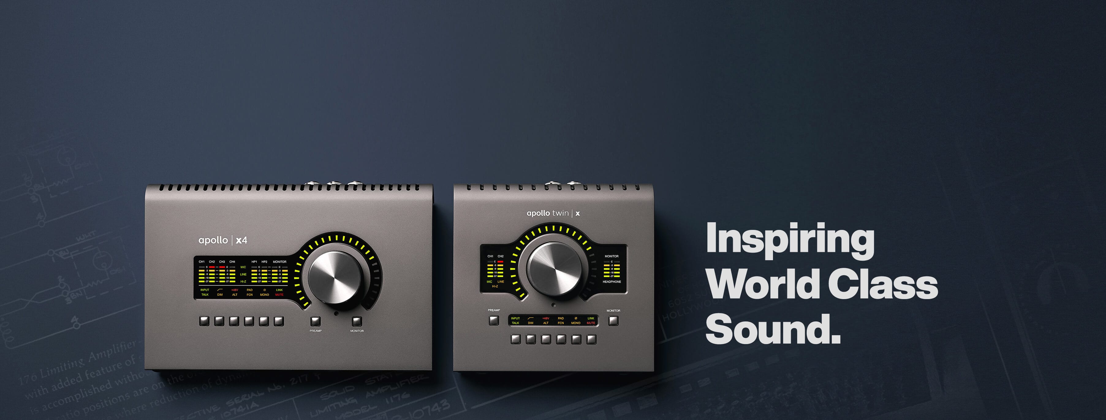 UA Audio Interfaces Thunderbolt & USB Audio Interfaces Universal Audio