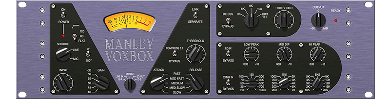 Manley Voxbox front panel