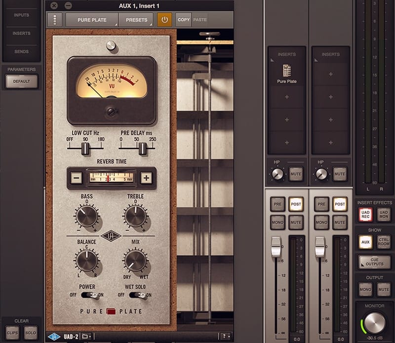 Producer Presets Unpacked — Pure Plate Reverb Universal Audio
