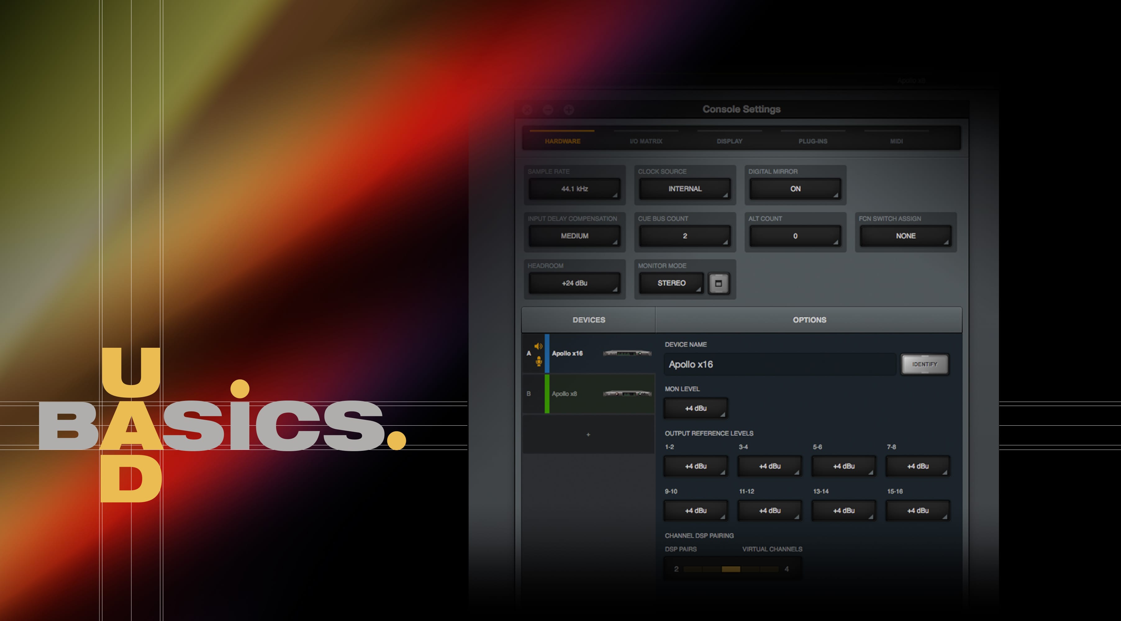 Channel DSP Pairing Universal Audio