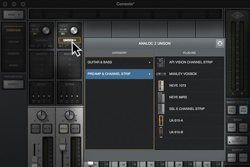 Set Up Unison Technology with your Audio Interface Universal Audio