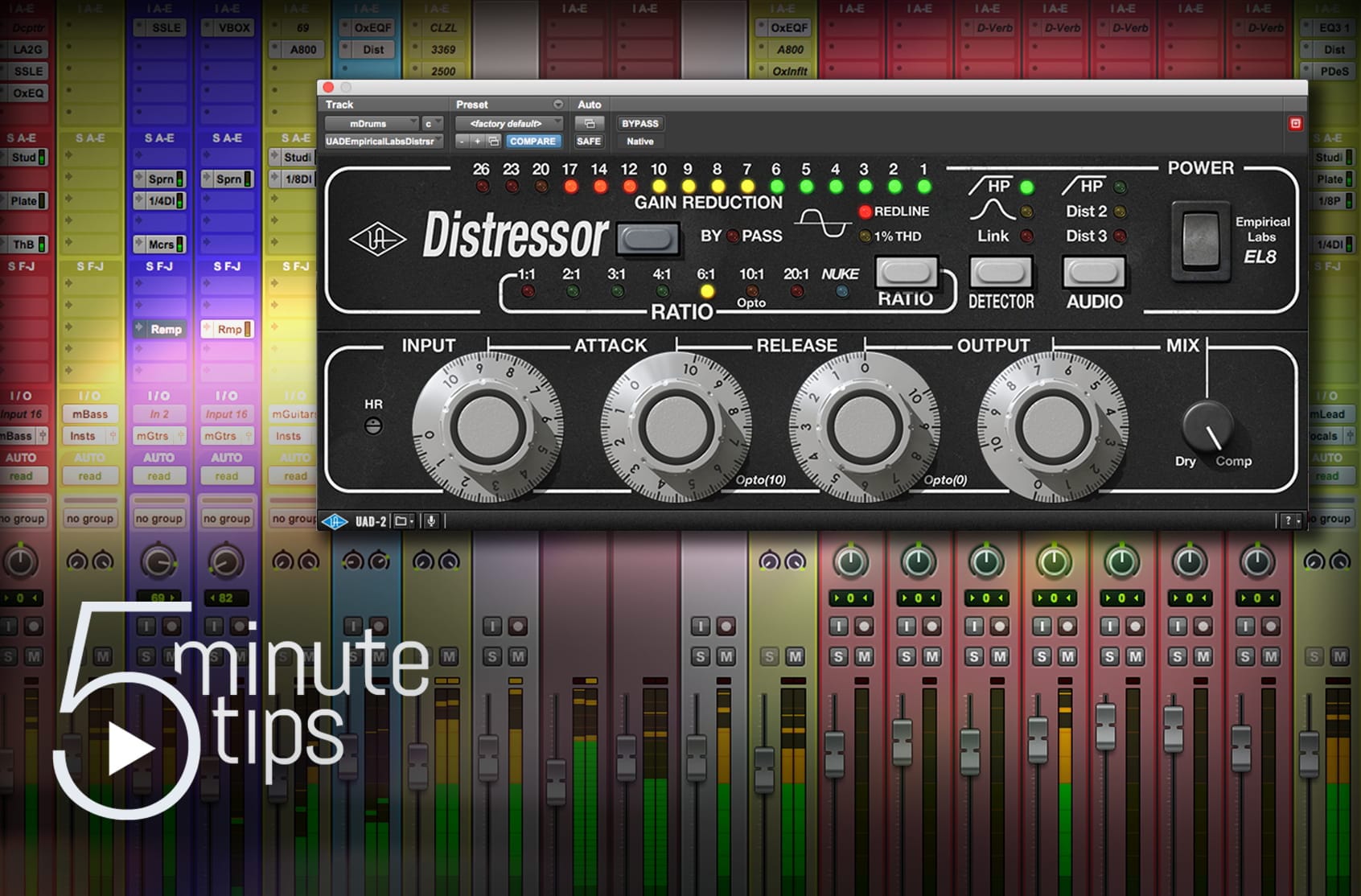 Empirical Labs EL8 Distressor Compressor UAD Audio Plugins