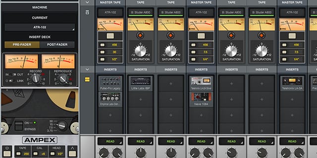 Ampex<sup>®</sup> ATR-102 Mastering Tape Recorder