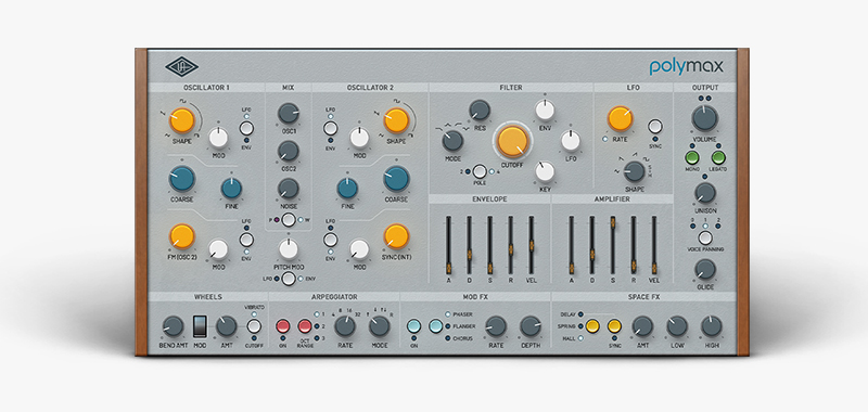UA Releases PolyMAX Synthesizer - Pressebereich - Universal Audio