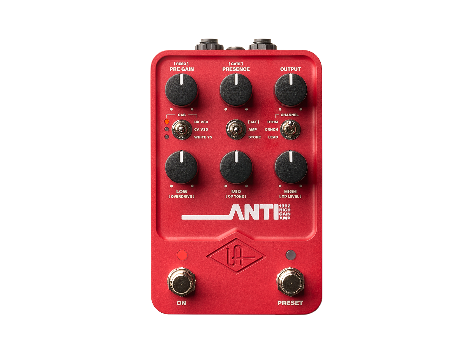 UA Introduces UAFX ANTI 1992 High Gain Amp Emulator Pedal プレスルーム