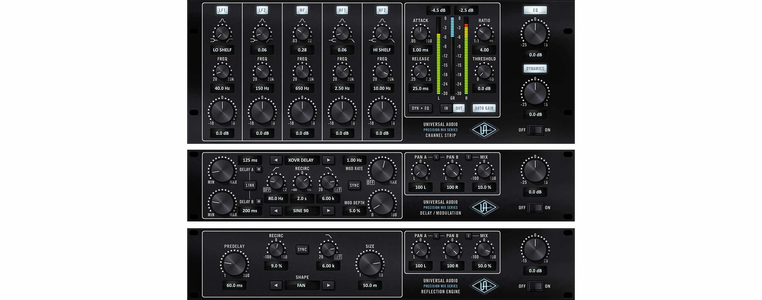 Precision Mix Rack Collection UAD Audio PlugIns Universal Audio