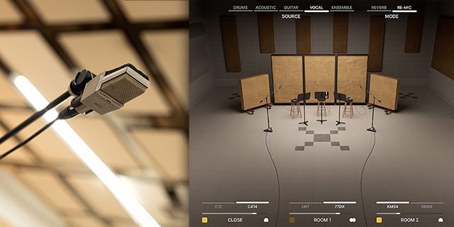 Reposition Vintage Mics with Dynamic Room Modeling