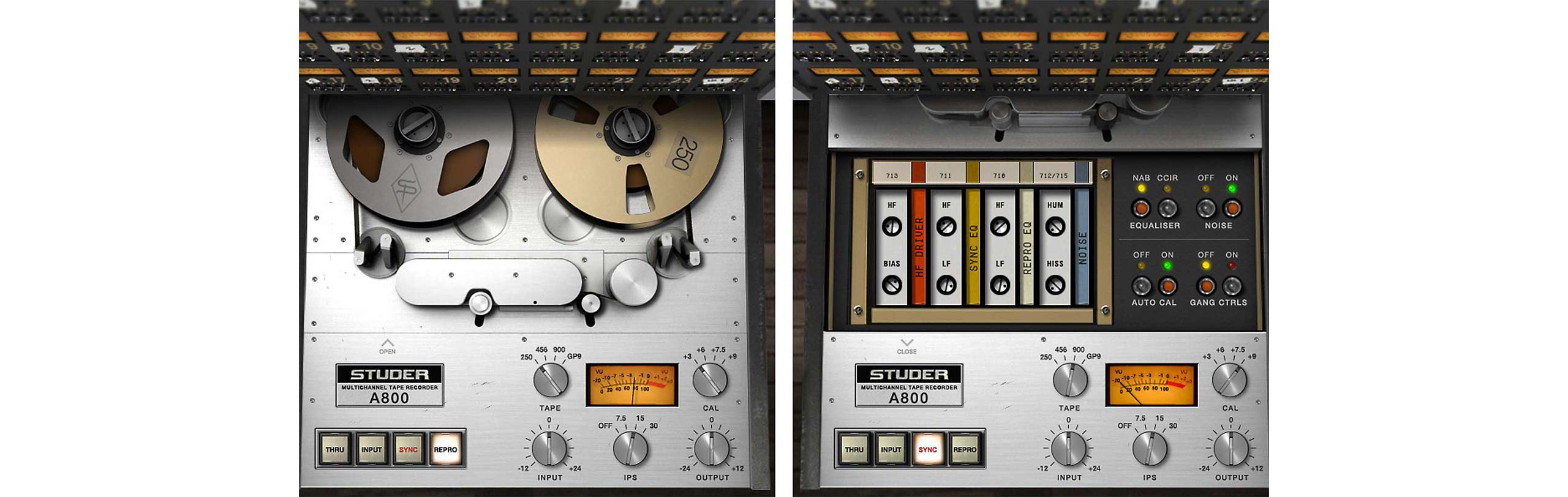 Studer® A800 Multichannel Tape Recorder Plugins Audio UAD Universal