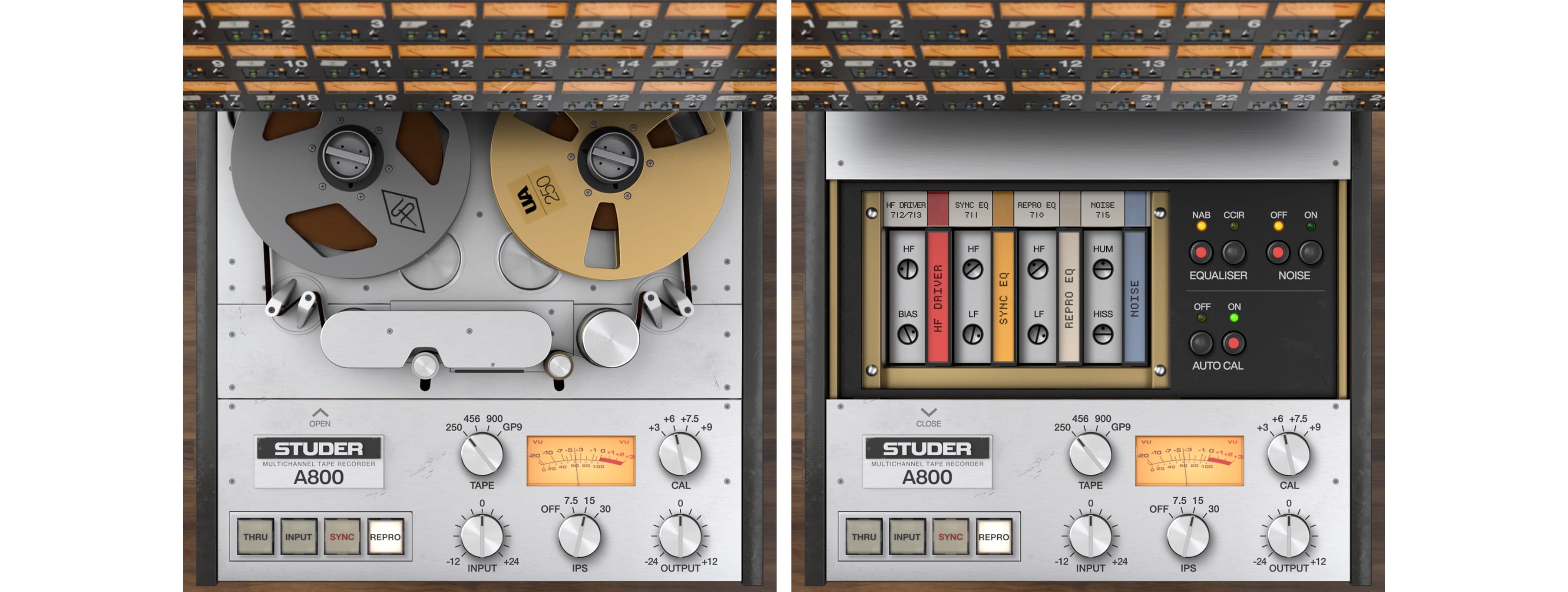 Studer® A800 Multichannel Tape Recorder UAD Audio PlugIns