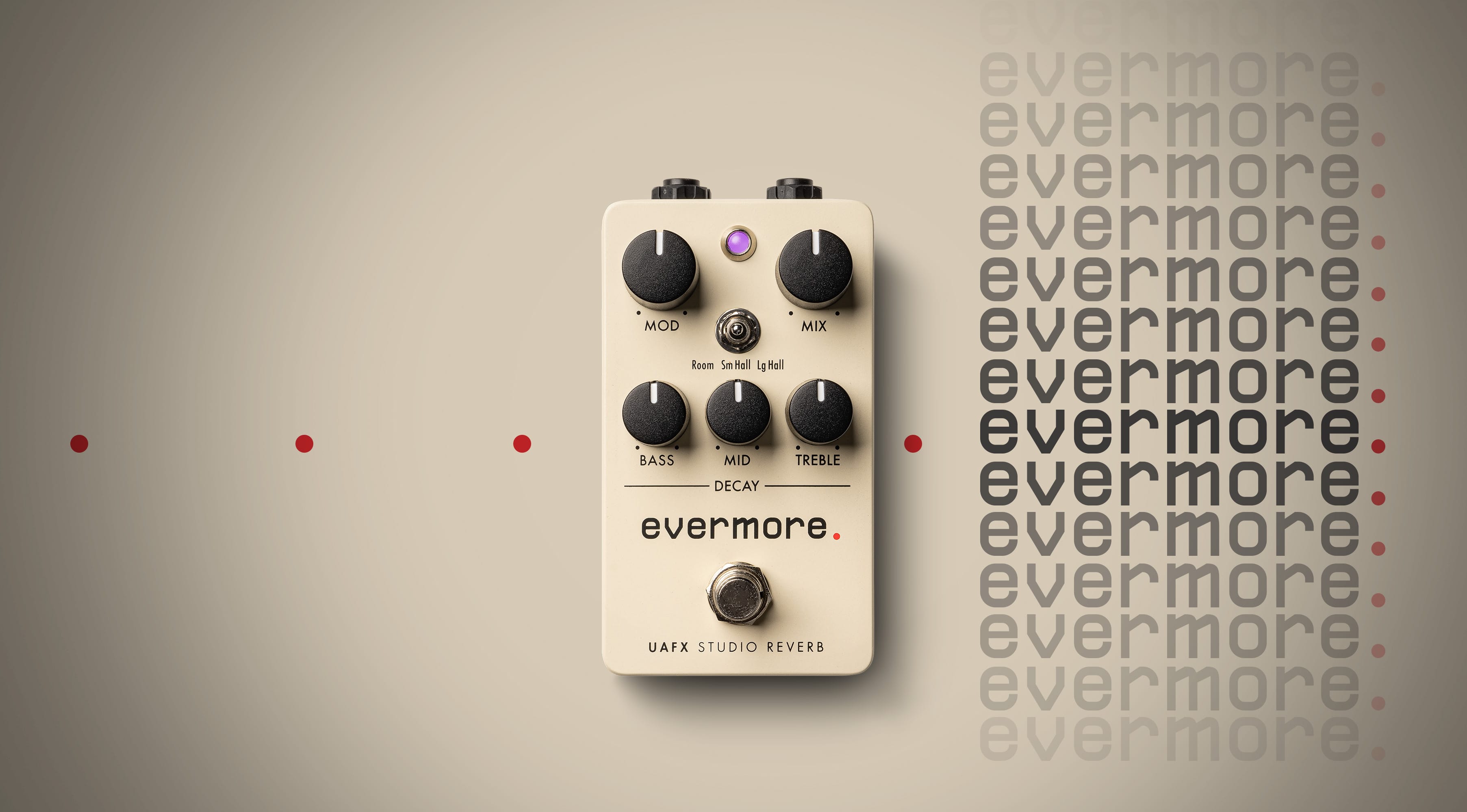 カスタマーレビュー Evermore Studio Reverb Guitar Pedals