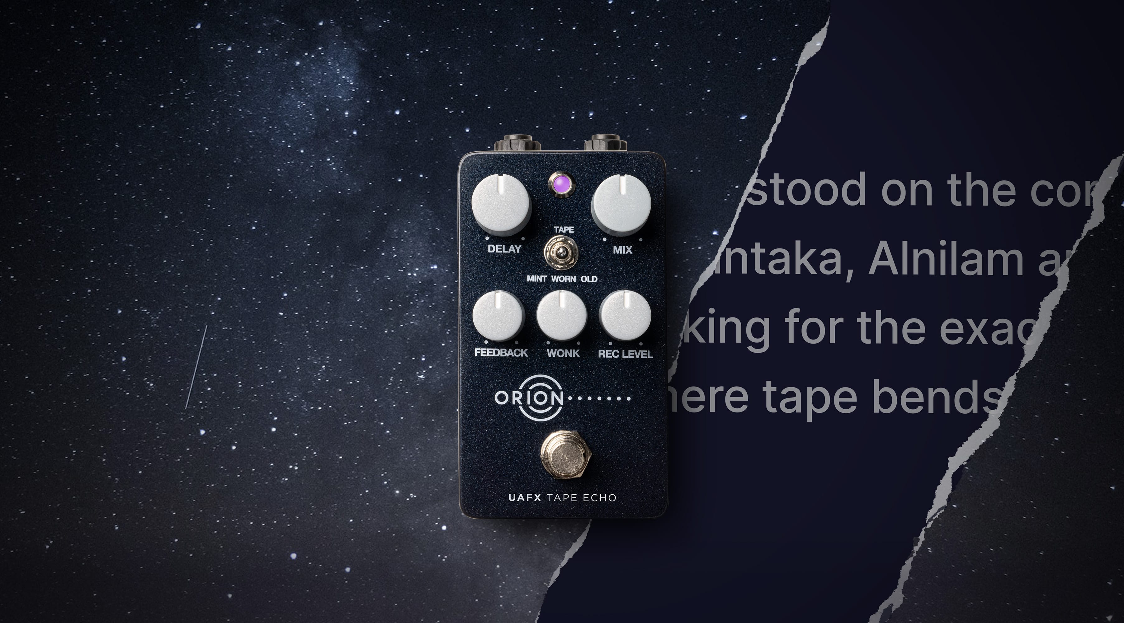 カスタマーレビュー Orion Tape Echo Guitar Pedals
