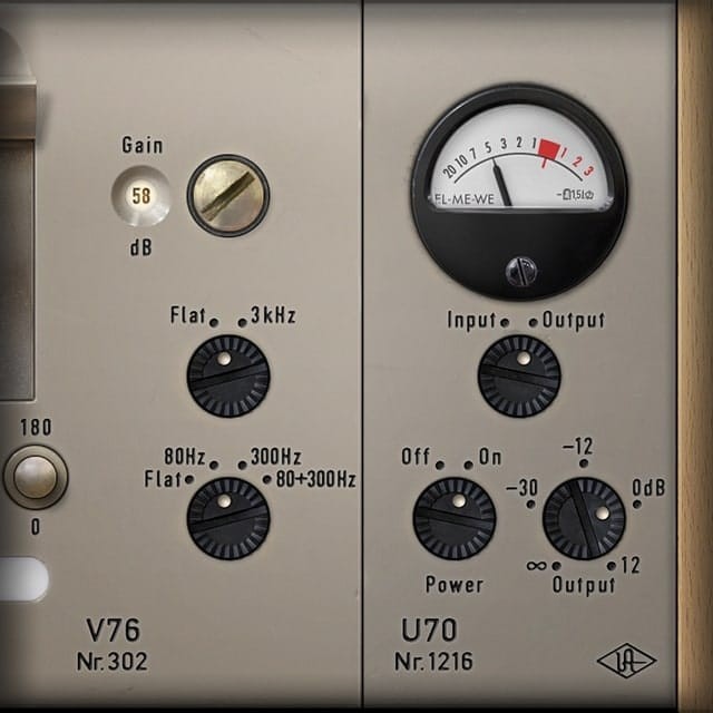 V76 Preamplifier | Plugins Audio UAD | Universal Audio