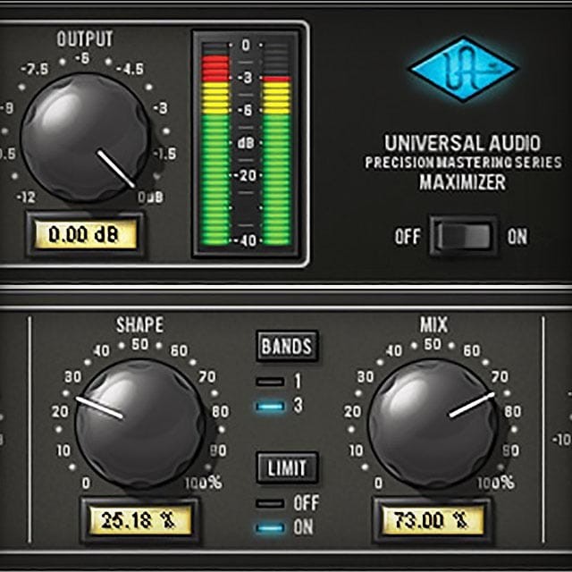 Precision Maximizer UAD Audio Plugins Universal Audio